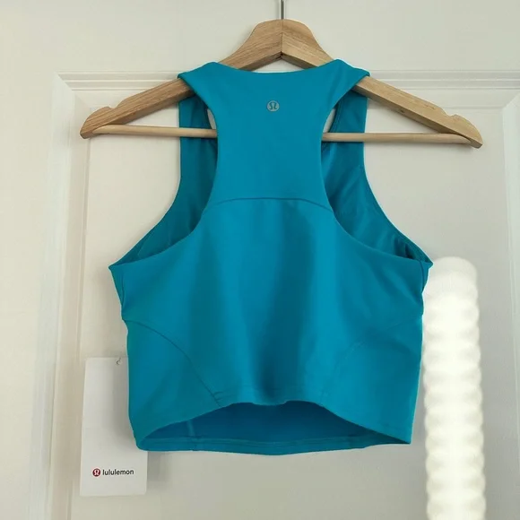NWT Lululemon Invigorate Training Tank Top Turquoise Tide - Size 6 - Picture 7 of 7